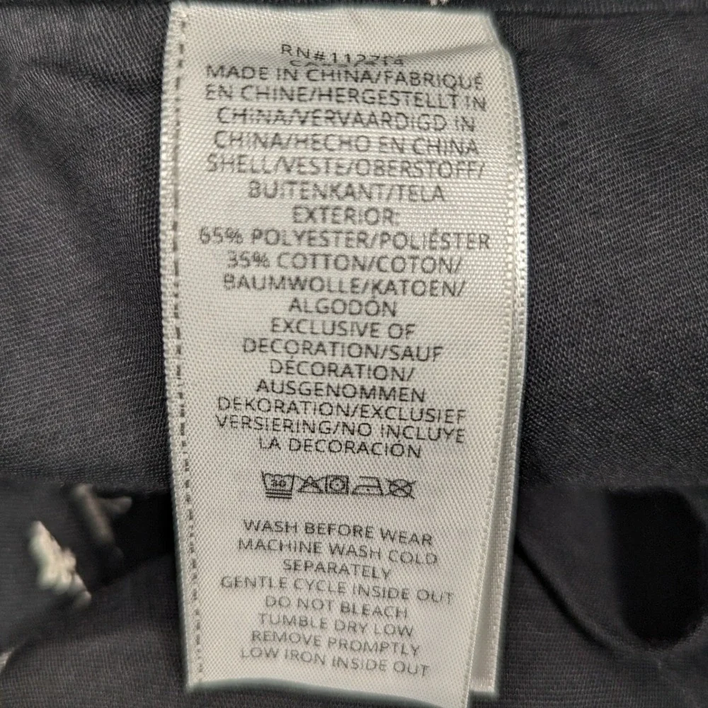 NEW True Religion Bobby Baggy Cargo Pants Jet‎ Black Contrast Stitch Mens 34
